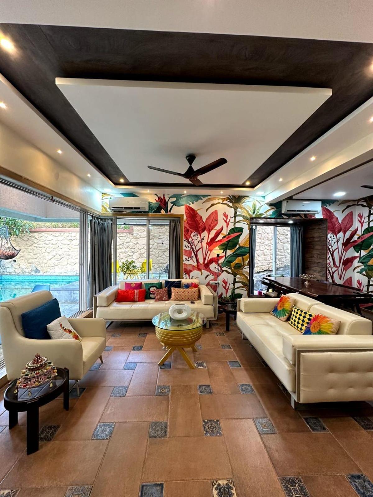 Tropical Villa II 4 Bhk II Lonavala II 1 Mountain View II 2 Private Pool II 3 Big Terrace Exterior foto